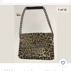 BCBGeneration Crossbody Leopard Print Bag NWT